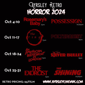 Retro Horror at Arysley Grand Cinemas is back!